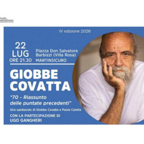 Giobbe Covatta a Martinsicuro