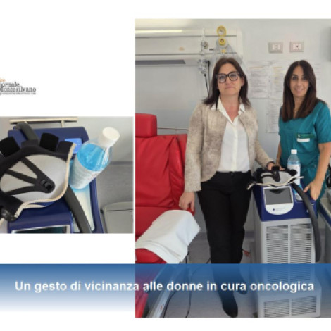 Oncologia, donati caschetti refrigeranti al San Salvatore dell'Aquila.