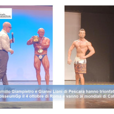 Culturismo. KolosseumGp, trionfano Camillo Giampietro e Gianni Liani di Pescara.