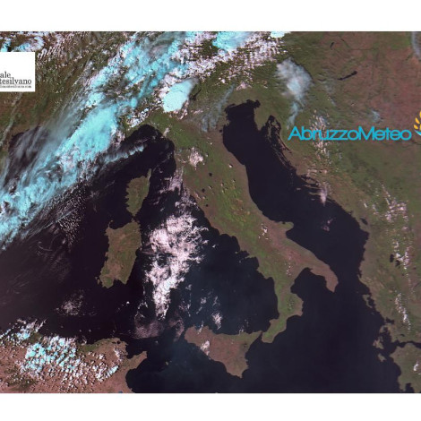 Possibili precipitazioni sparse, in graduale estensione verso il Teramano, il Pescarese e il Chietino.