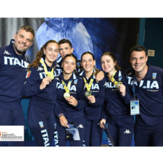 Scherma: l’Abruzzo applaude Manuela Spica, è bronzo agli Europei con la sciabola femminile azzurra