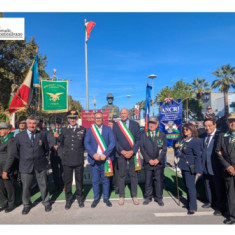 Montesilvano: Cerimonia al Monumento dei Forestali per onorare i Caduti in servizio.