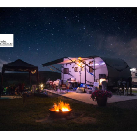 Carovana di ben 37 camper a Palena per il Plein Air dei Paesi Bandiera Arancione