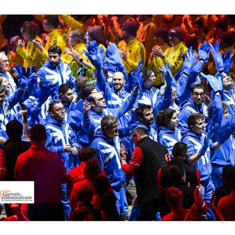 Papa Leone XIV incontra gli atleti azzurri dei Giochi Mondiali Invernali Special Olympics, Torino 2025