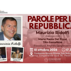 Le parole della Repubblica: giovedì a Pescara lo storico Maurizio Ridolfi
