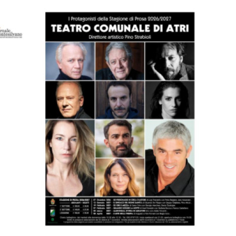 Atri. Il teatro, specchio della vita: sei grandi storie per la Stagione di Prosa