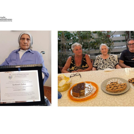 Martinsicuro: festa per i 102 anni di Zahra Serkouh e i 103 di Ottavina Di Quirico