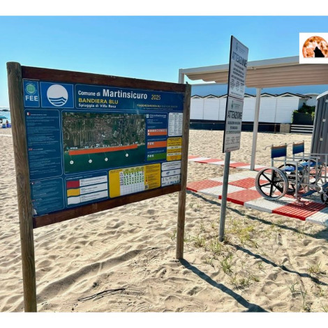 Martinsicuro, due postazioni con sedie Job per garantire un mare sempre più accessibile