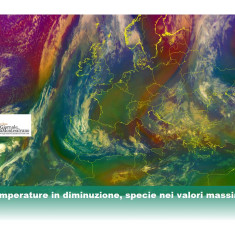 Arriva il freddo. Nevicate sui rilievi appenninici al disopra dei 1800-2000 metri tra domenica e lunedì.