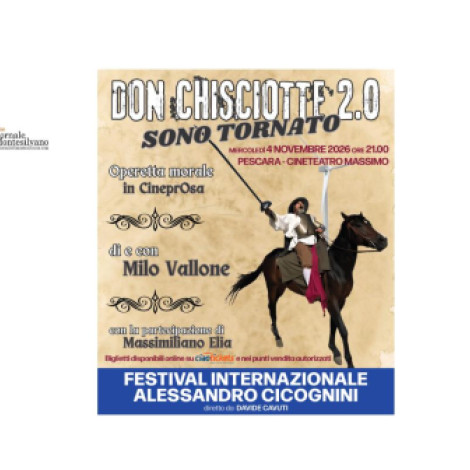 Il “Don Chisciotte” di Milo Vallone al «Festival Internazionale Cicognini»