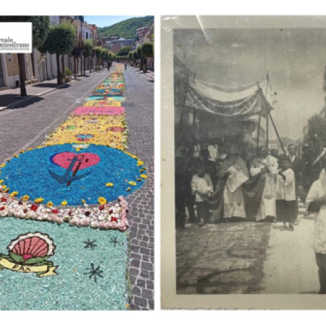 Casoli e l'infiorata: una storia di 80 anni.