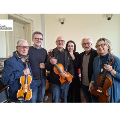 Il liutaio Jan Bobak al Conservatorio di musica Luisa D’annunzio di Pescara