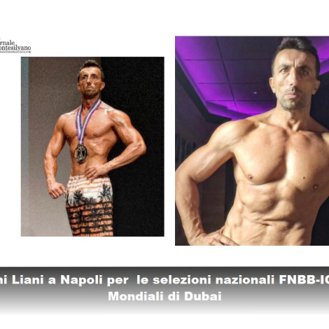 Bodybuilding: l'abruzzese Liani convocato a Napoli per le selezioni nazionali FNBB-ICN e i Mondiali di Dubai