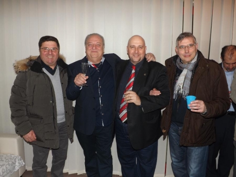 Donato Firoiti insieme ai responsabili di Montesilvano