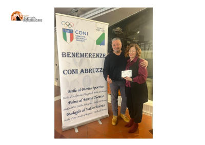 I docenti D’Angelo e Cimmaruta premiati alla Festa Provinciale del CONI Abruzzo