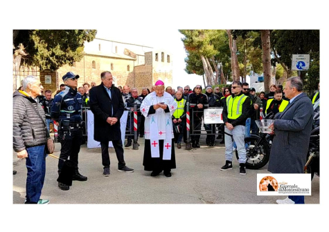 San Giovanni in Venere, dove si è svolta la 3ª Motobenedizione dei motociclisti