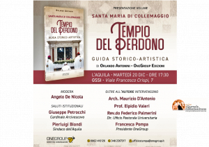 Guida storica "Santa Maria di Collemaggio - Tempio del Perdono" di Orlando Antonini.