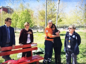 La mamma Fabila Bacci nella foto 