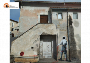 Aielli. Un nuovo murales a Borgo Universo per celebrare il 25 novembre.