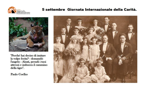 5 Settembre: Santa Teresa di Calcutta, addio matrimonio riparatore e la tigre.
