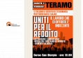Teramo, manifestazione Uniti per il reddito di cittadinanza