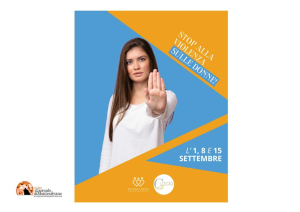 Il Guscio. "La violenza non va in vacanza e noi neanche". Tre incontri.