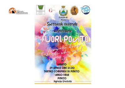 Pineto/Il Guscio. Spettacolo teatrale di Luca Strappelli: "Fuori Posto"