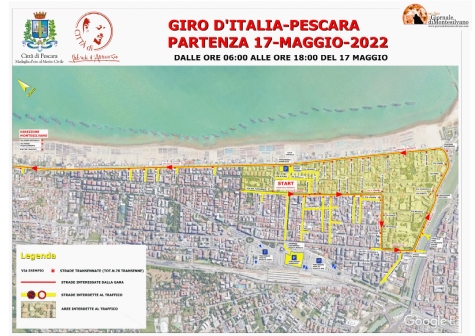 Pescara si prepara ad accogliere il Giro d'Italia