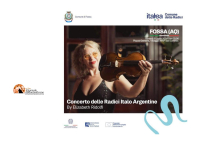 In Abruzzo il viaggio delle Radici di una musicista italo argentina.