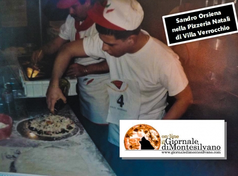 SAndro Orsiena nella pizzeria Natalì di Vialla Verrocchioa 18 anni.