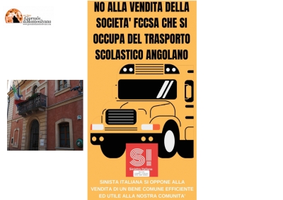 Città Sant&#039;Angelo/trasporto scolastico. Sinistra Italiana dice No alla vendita della FFCSA