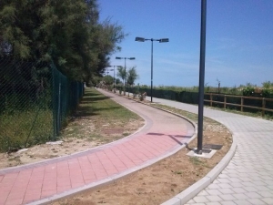 Giulianova, aperta pista ciclabile del Tordino