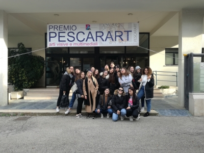 Andrea Pazienza "incontra" gli studenti dell'istituto Alessandrini di Montesilvano.