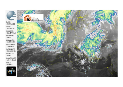 Nuova perturbazione in arrivo Domenica: i termometri torneranno a salire