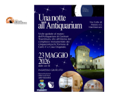 Notte Europea dei Musei 2026 “Una notte all’Antiquarium”