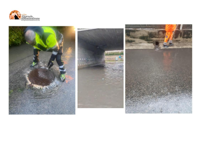 Maltempo/Pescara, 90 interventi in città: priorità tombini