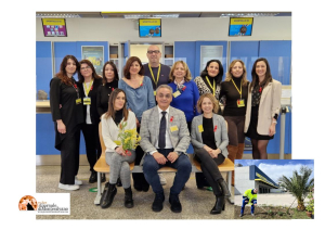 Pescara, giardino di rose, narcisi, gigli e tulipani in omaggio alla donne.