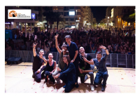Nella foto l'assessore di Pescara Alfredo Cremonese con la band