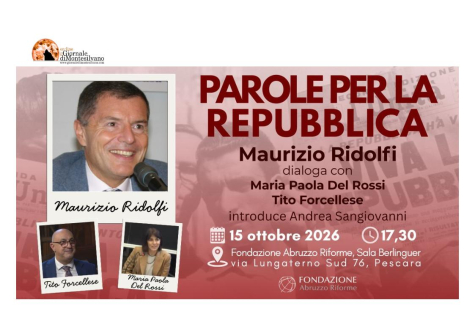 Le parole della Repubblica: giovedì a Pescara lo storico Maurizio Ridolfi
