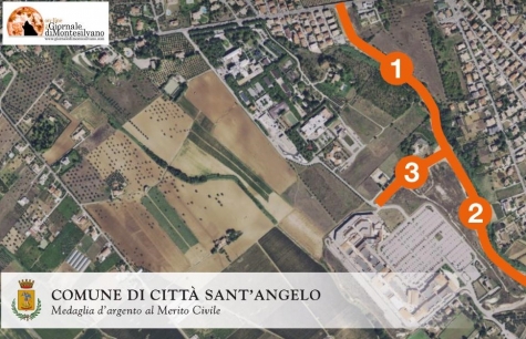 Città Sant'Angelo, apertura nuova bretella per Contrada Moscarola