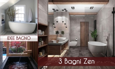 Idee Bagno: come realizzare 3 bagni zen