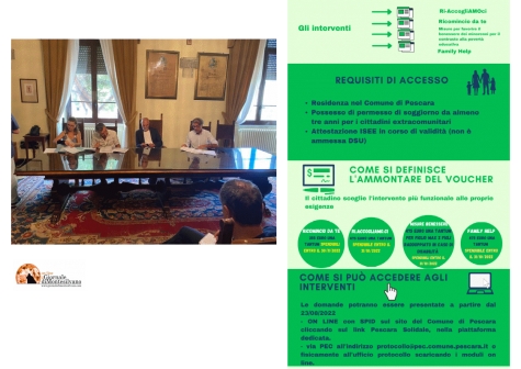 Pescara. Arrivano i voucher fino a 475 euro.