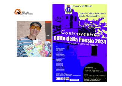 Alanno/Controvento  Notte della Poesia  omaggio a Giovanni Marzoli