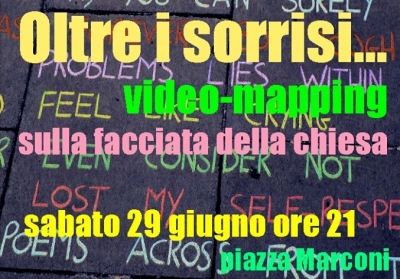 Montesilvano/sorrisi in città. Videomapping evento conclusivo