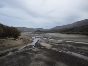Lago di Barrea, foto scattata a fine ottobre
