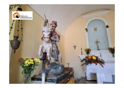 Festa di San Giorgio a Vacri. Stand gastronomici con la tradizionale “Porchetta con l’osso”