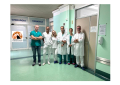 da sinistra: Dr. Francesco Marino, Dr. Paride D’Angelo, Dott.ssa Monica Tursini, Dr. Marco Casaccia, Dott.ssa Valentina Larocc e il responsabile dell’ambulatorio, Dott. Antonio Fabio De Filippis.