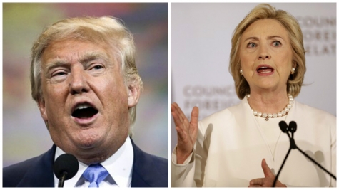 Trump e Clinton