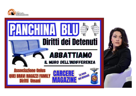 Abruzzo/Una panchina blu per dare voce ai detenuti