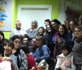 i ragazzi de La casa di cristina con Agostinone